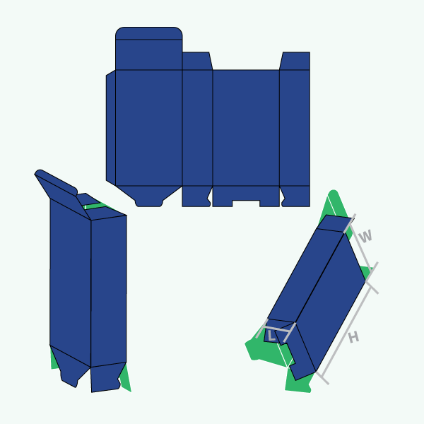 Packaging with Tuck End Snap Lock Bottom