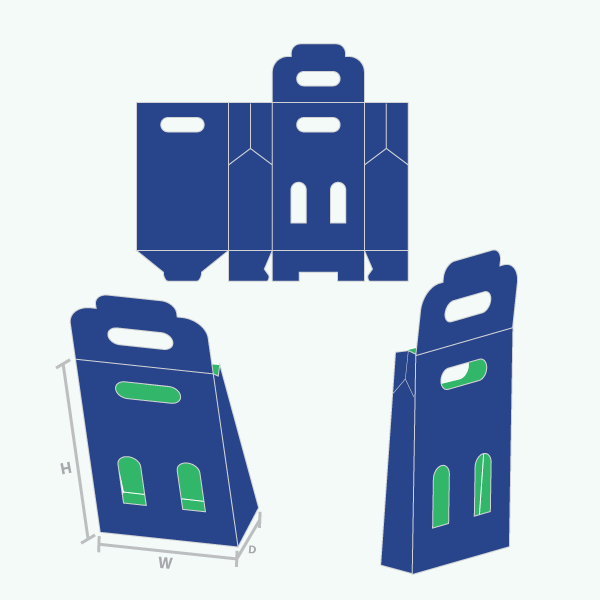 Packaging with Gable Bag Auto Bottom