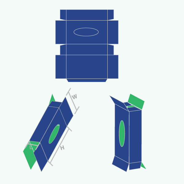 Packaging with Seal End With Perforated Top