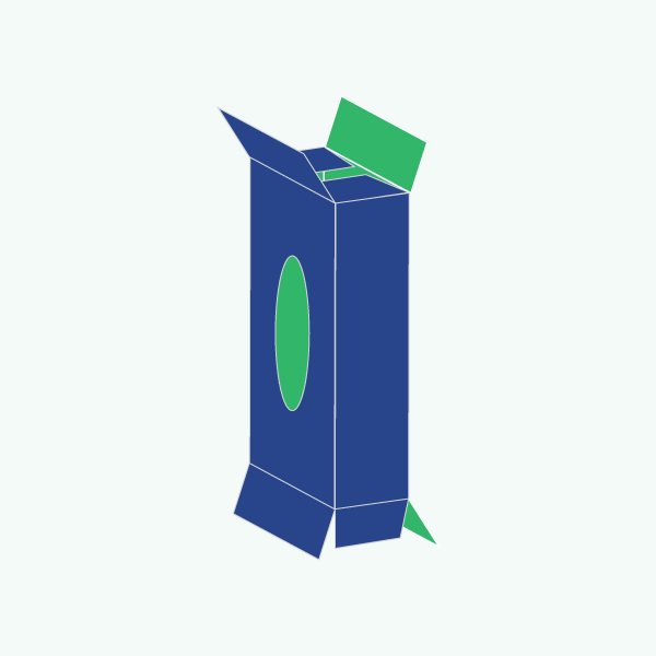 Seal End Perforated Top Box