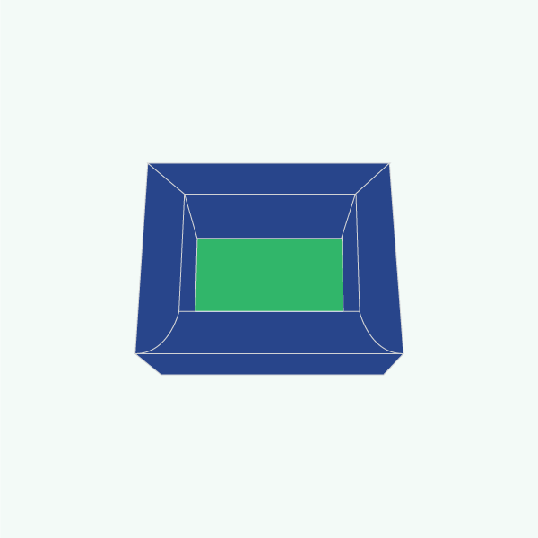 double wall frame tray