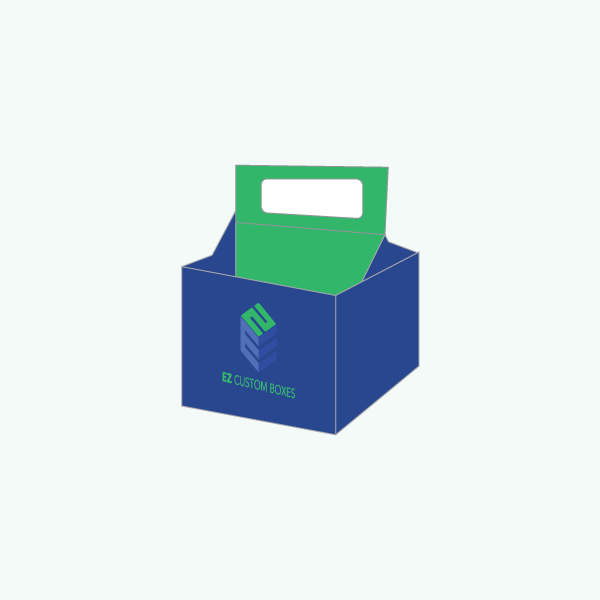 4 Pk bottle Carrier boxes | Free Shipping USA | Ez Custom Boxes