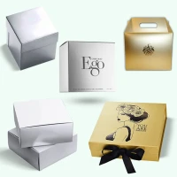 Packaging with Silver & Gold Metalized Boxes